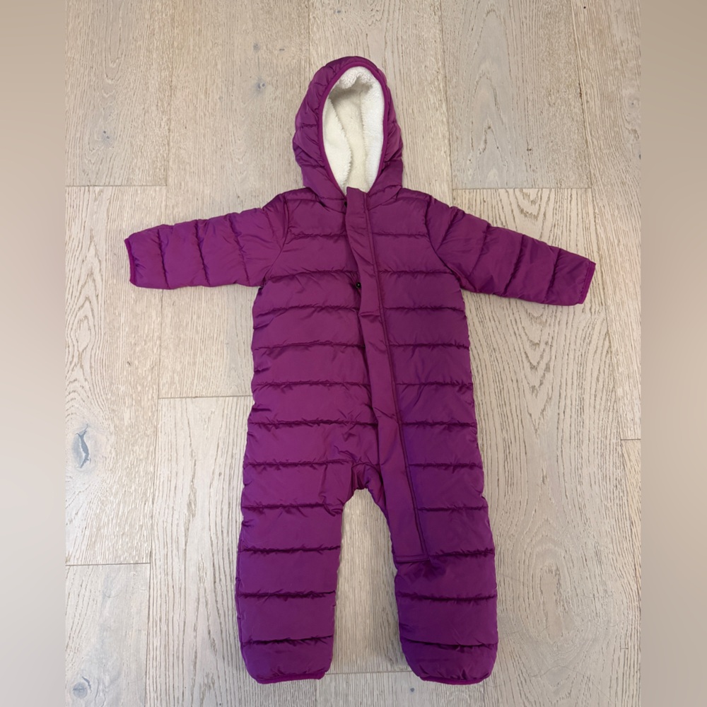 Primary Purple Kids One Piece Footie